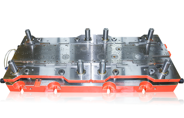 Washing machine motor progressive die
